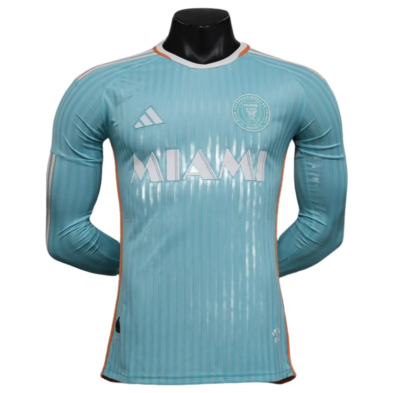24-25 Inter Miami CF Third Away Soccer Jersey Player Version Long Sleeve - Image 4