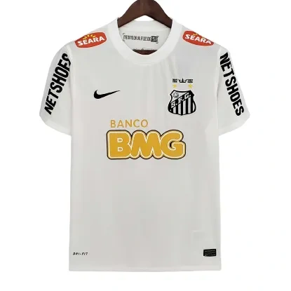 2012-13 Santos FC Home Retro Jersey - Image 4