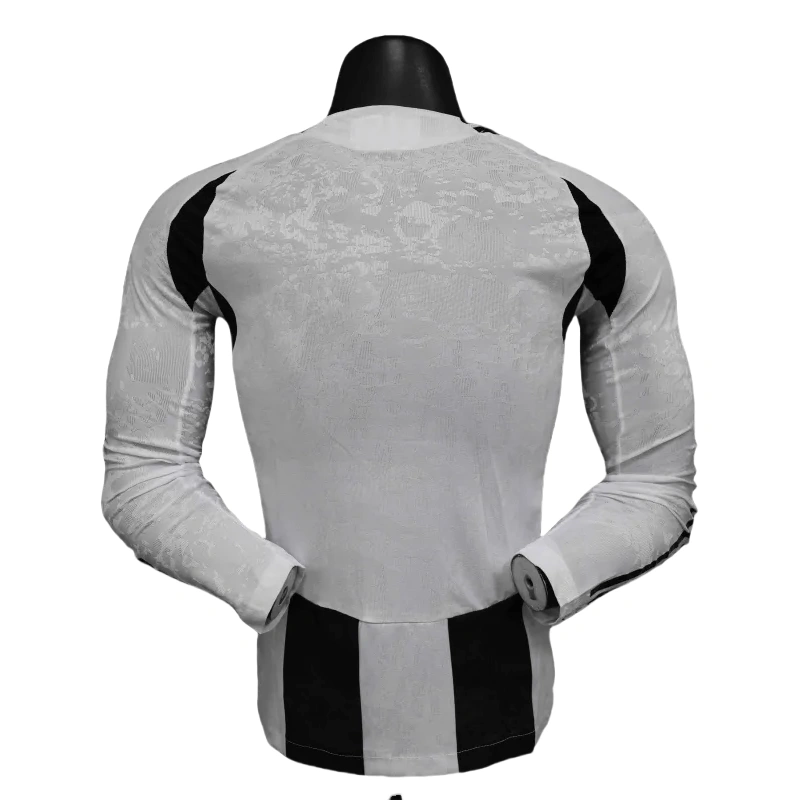 24-25 Juventus Home Soccer Jersey Player Version Long Sleeve - Image 5