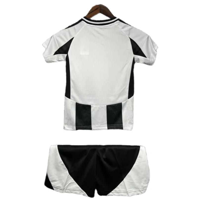 24-25 Juventus Home Soccer Kids Kit Jersey+Shorts - Image 5