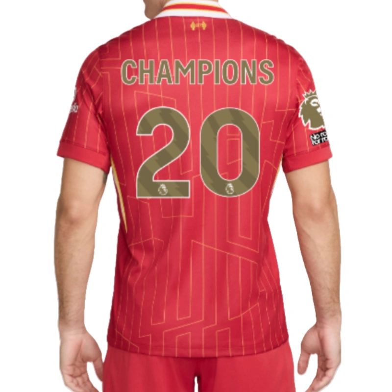 24-25 Liverpool Premier League Champions League Home Fan Edition Football Shirt - Image 4
