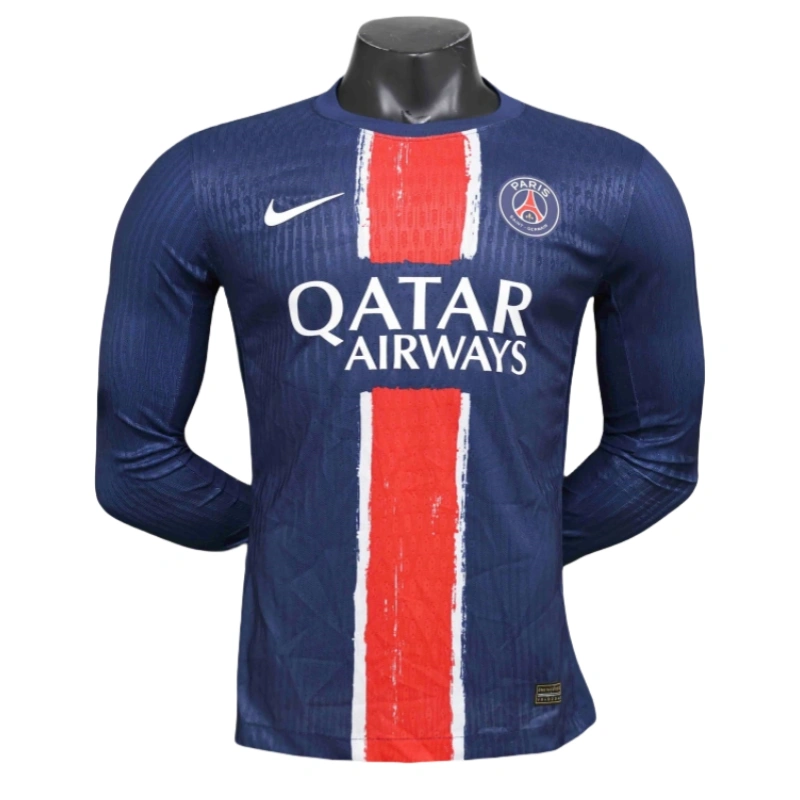 24-25 PSG Home Long Sleeve Kit Player Version Shirt Soccer Jersey - Image 4
