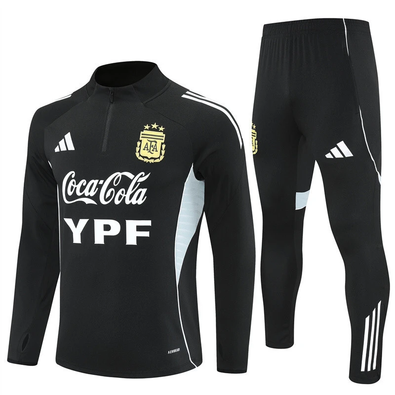 25-26 Argentina Blue Training Kits Long Football Track suits - Image 4