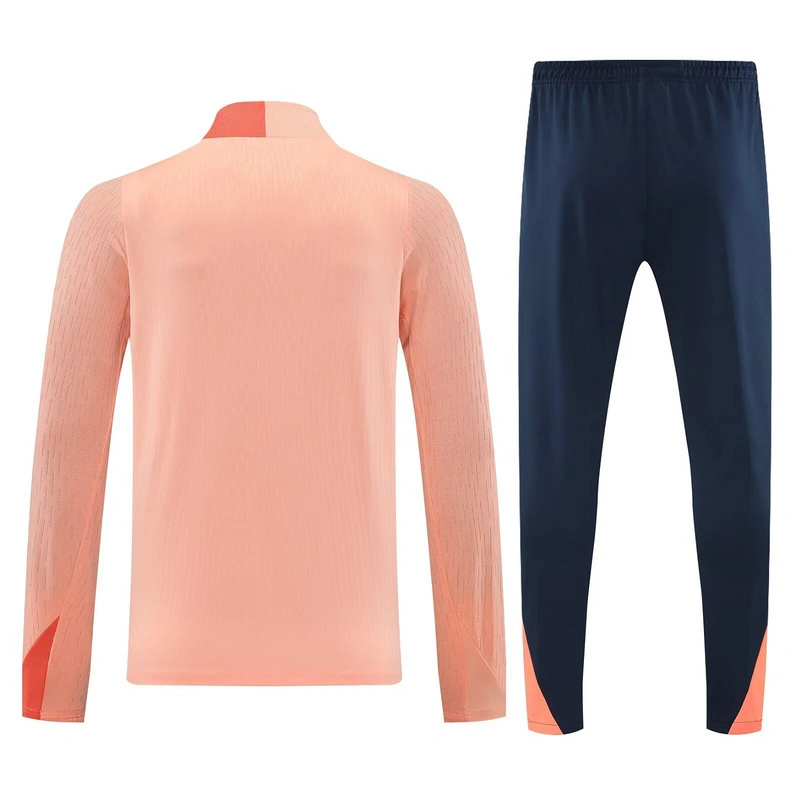 25-26 Barcelona Orange Training Kits Long Football Track suits - Image 5