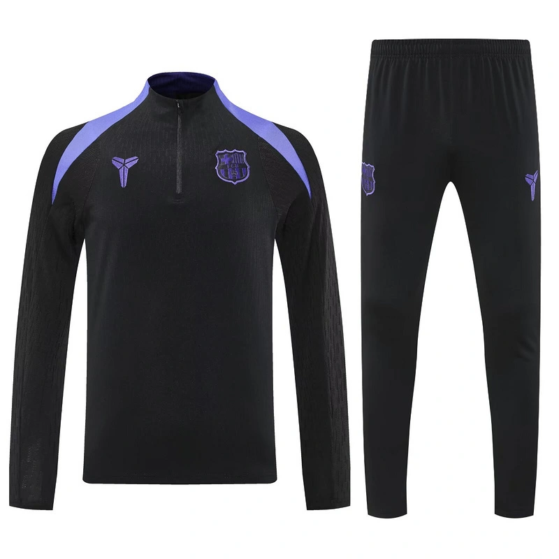 25-26 Barcelona x Kobe Bryant Training Kits Long Football Tracksuits - Image 4