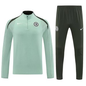 25-26 Chelsea Green Training Kits Long Football Track suits