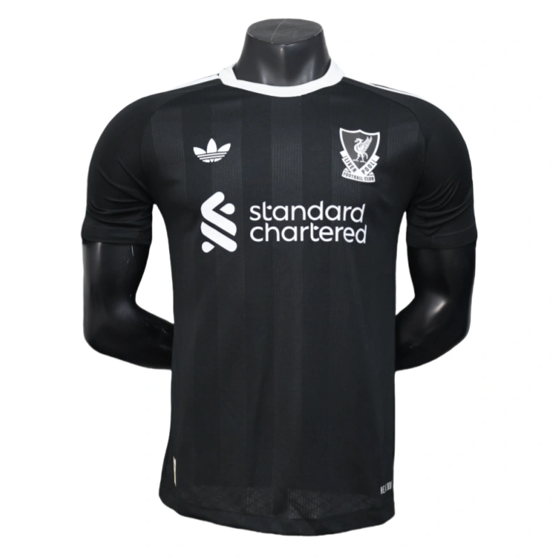 Liverpool Black Goalkeeper Football Shirt 2025-26 Player Edition - Image 4