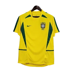 Brazil Retro Jersey Home World Cup 2002