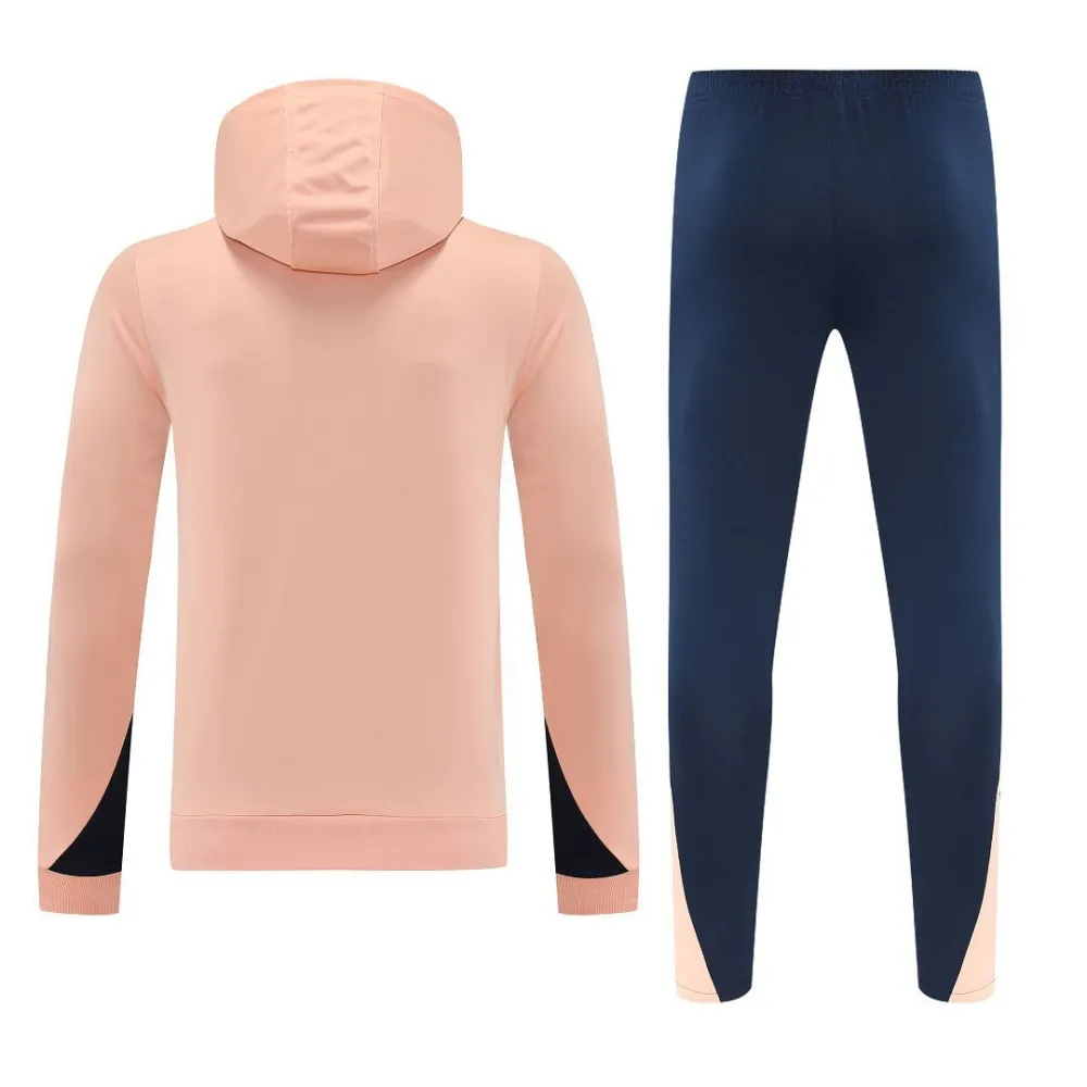 Chelsea Hoodie Training Kit (Sweatshirt+Pants) Orange 2025-26 - Image 5