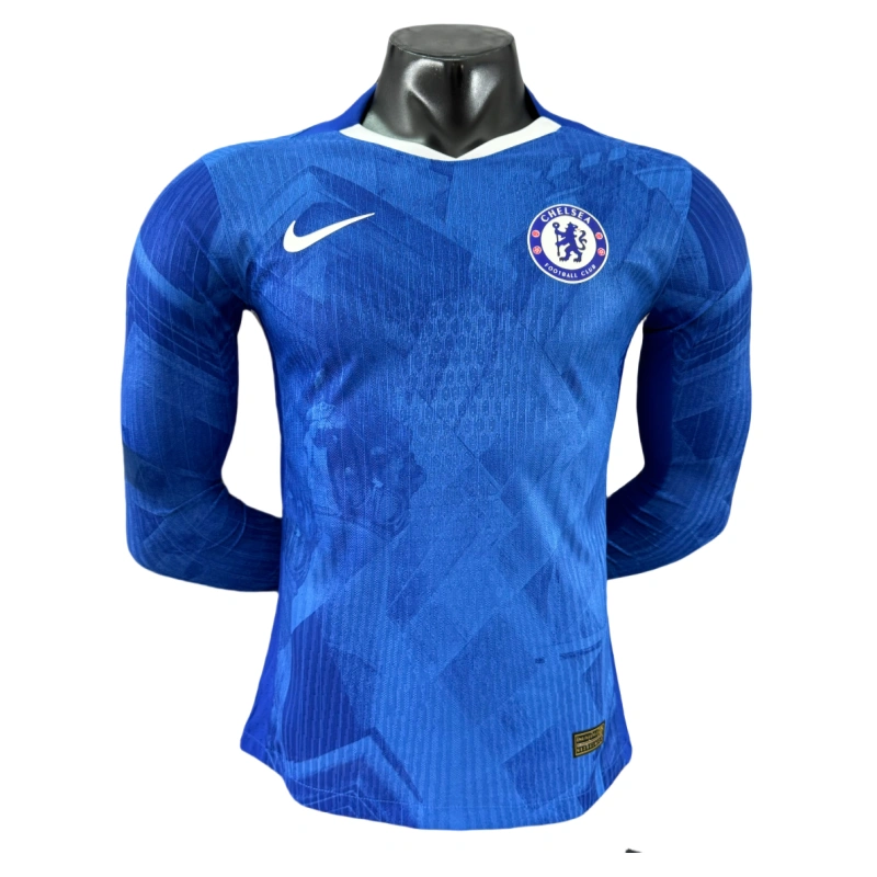 Chelsea Long Sleeve Jersey Home Football Shirt 2025-26-Player version - Image 4