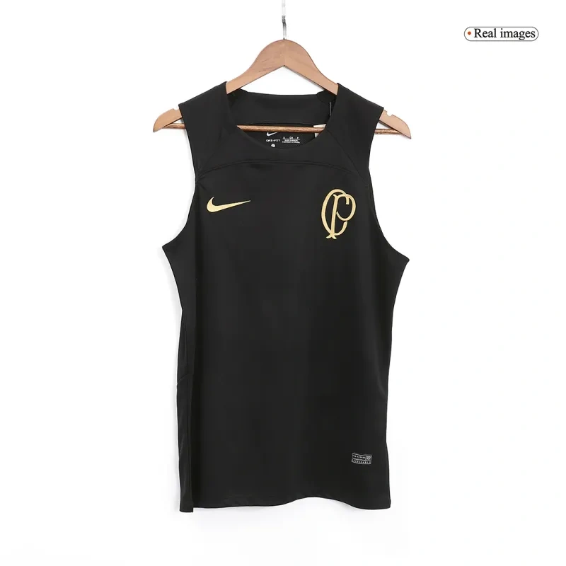 Corinthians 2023/24 Training Vest Black Replica - Image 4