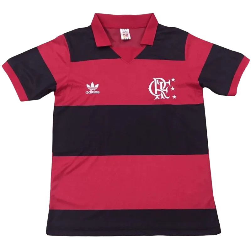 CR Flamengo 1982 Retro Jersey Home - Image 4