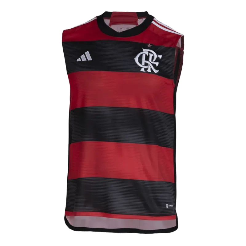 CR Flamengo 2023/24 Training Vest Red&Black - Image 4