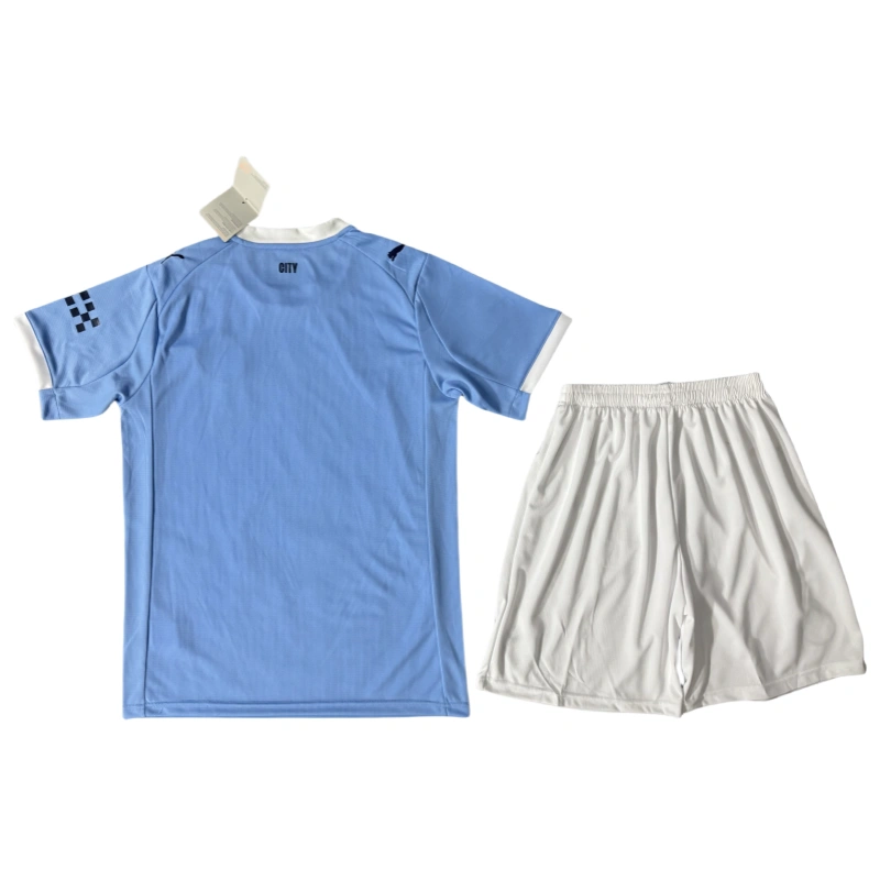 Manchester city Home Fan Soccer jerseys Kit 2025-26 - Image 5