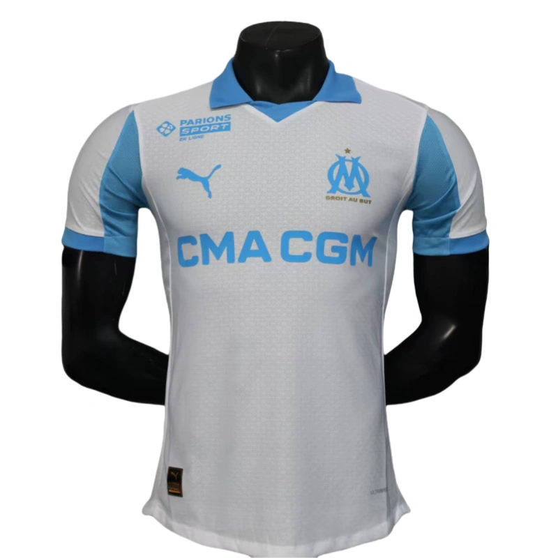 Marseilles Home Soccer Jersey Player Version 25-26 - Image 4