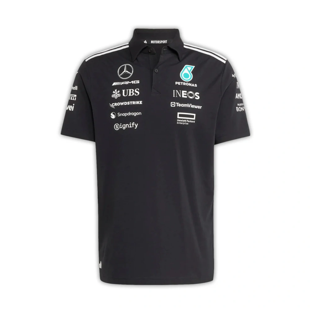Mercedes-AMG Petronas F1 2025 Team Polo Shirt - Image 4