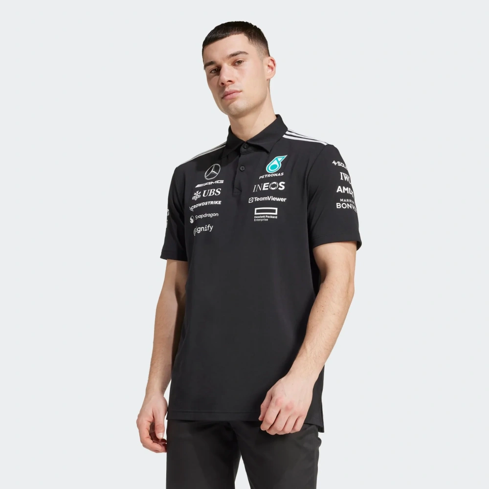 Mercedes-AMG Petronas F1 2025 Team Polo Shirt - Image 5