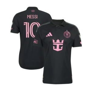Miami International Messi's 2026 Black Field Commemorative Football Shirt Player version