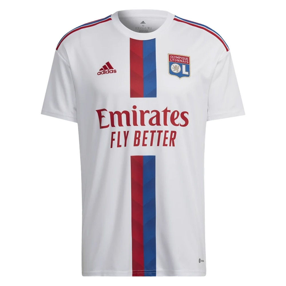 2022-23 Lyon home fan edition football jersey - Image 4
