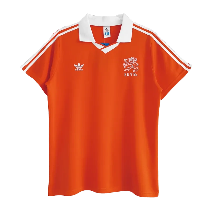Netherlands Retro Jersey Home 1990 - Image 4