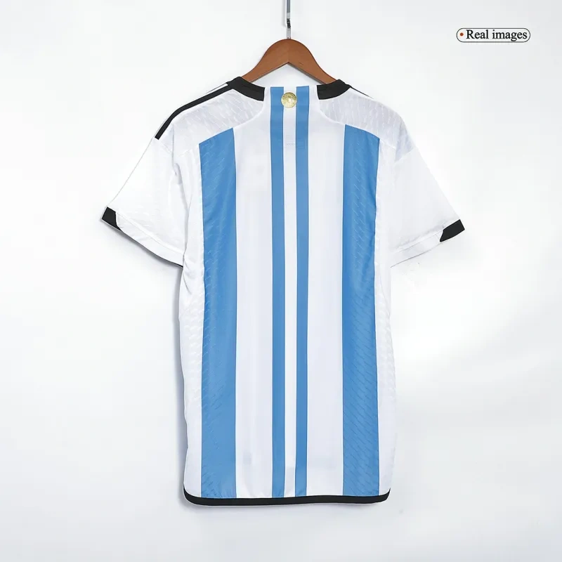 2022 Argentina World Cup Champion Edition 3 stars Home Jersey Player Version - Image 5
