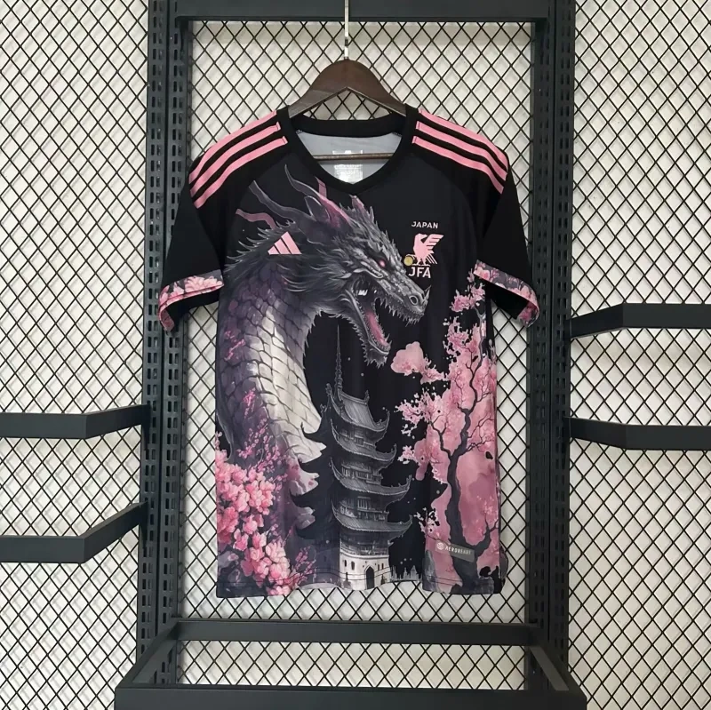 2023 Japan Nation Pink Dragon Kit Special Edition Shirt Soccer Jerseys - Image 5