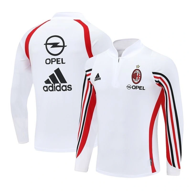 03-04 AC Milan Retro Training Kit sweat shirt various styles - Image 4