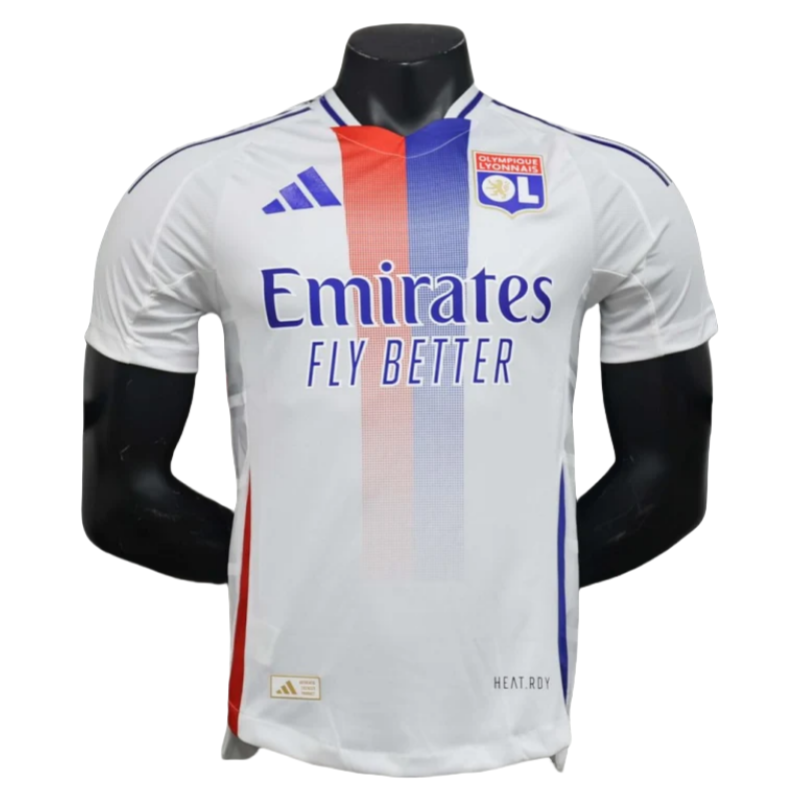 2024/2025 Player Version Lyon Home Football Shirt - Image 4