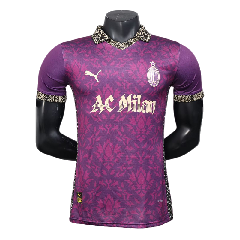 2025-26 AC Milan Purple Special Edition Soccer Shirt Player Version - Image 4