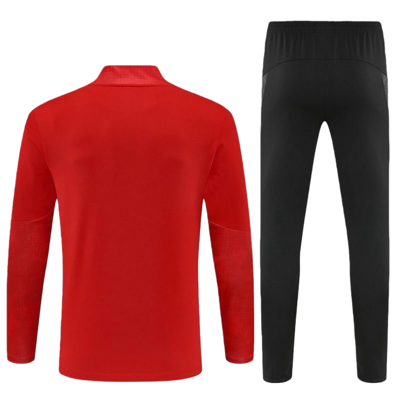 2025-26 AC Milan Training Kit (Sweatshirt+Pants) Red - Image 5