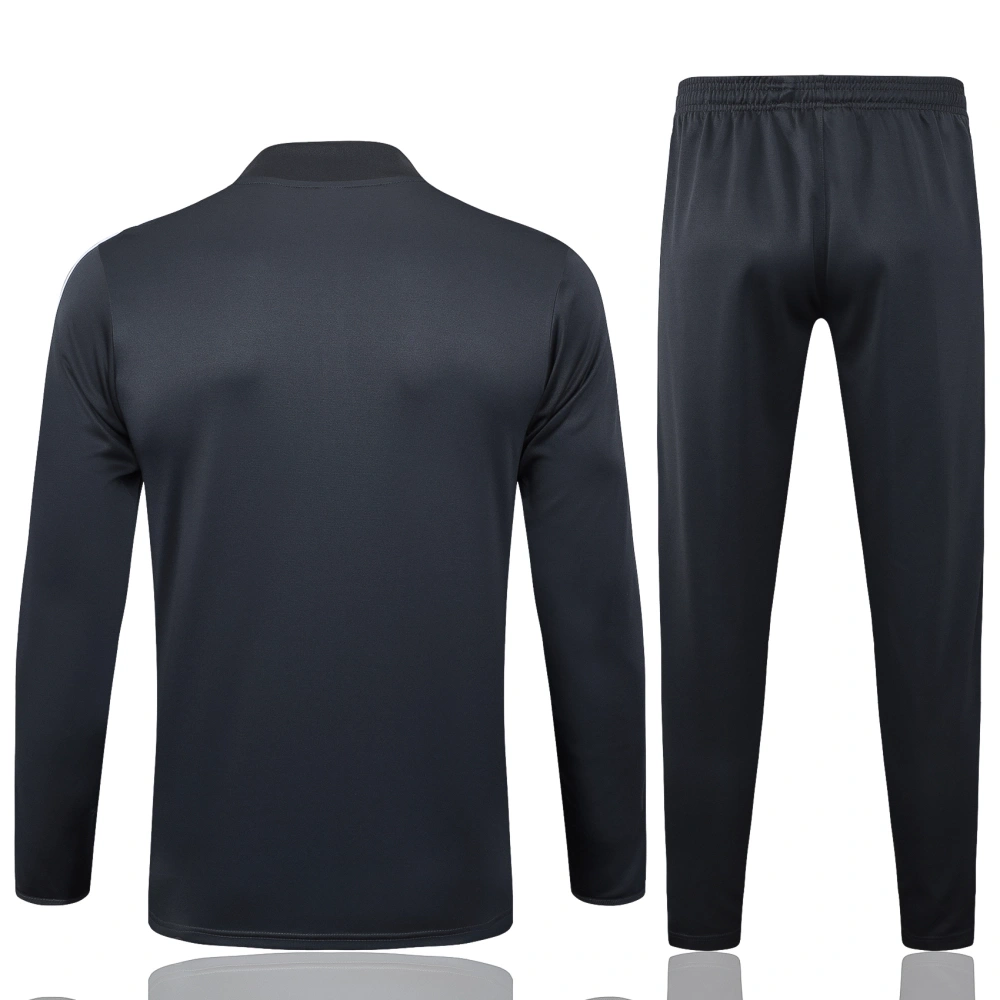 2025-26 Argentina Football jersey Training Kit (Sweatshirt+Pants) Deep Grey - Image 5