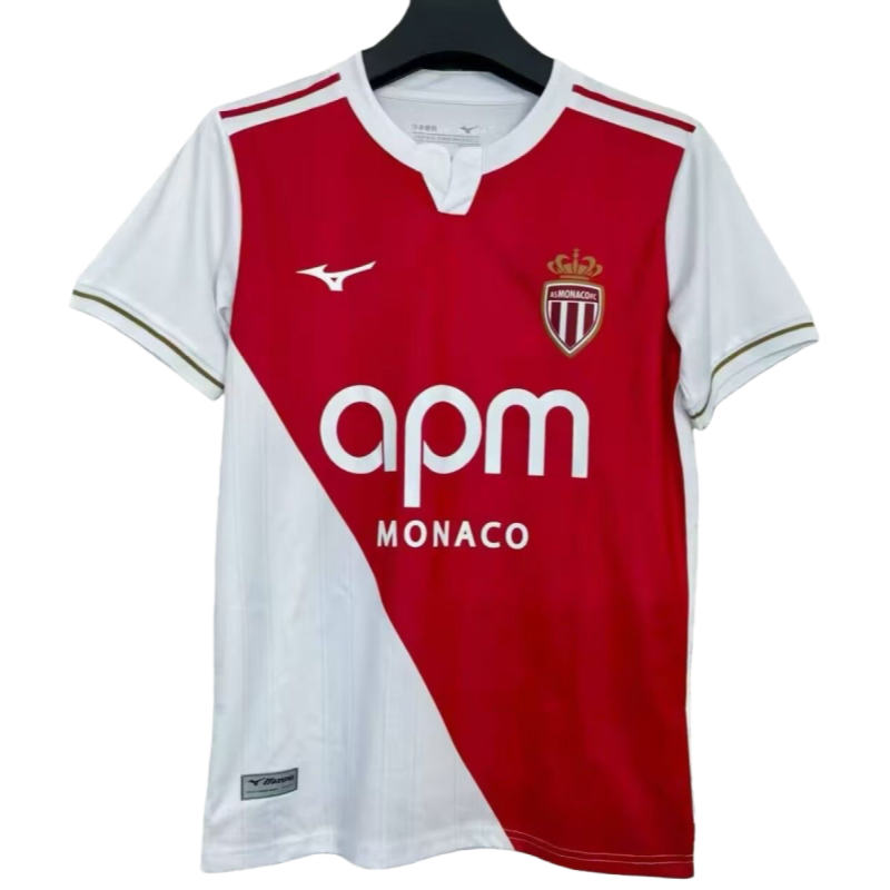 2025-26 AS Monaco Home Soccer jersey Fan version - Image 4