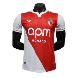2025-26 AS Monaco Home Soccer jersey Player version