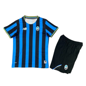 2025-26 Atalanta BC Home Kids Soccer Jersey Kit Fan Version