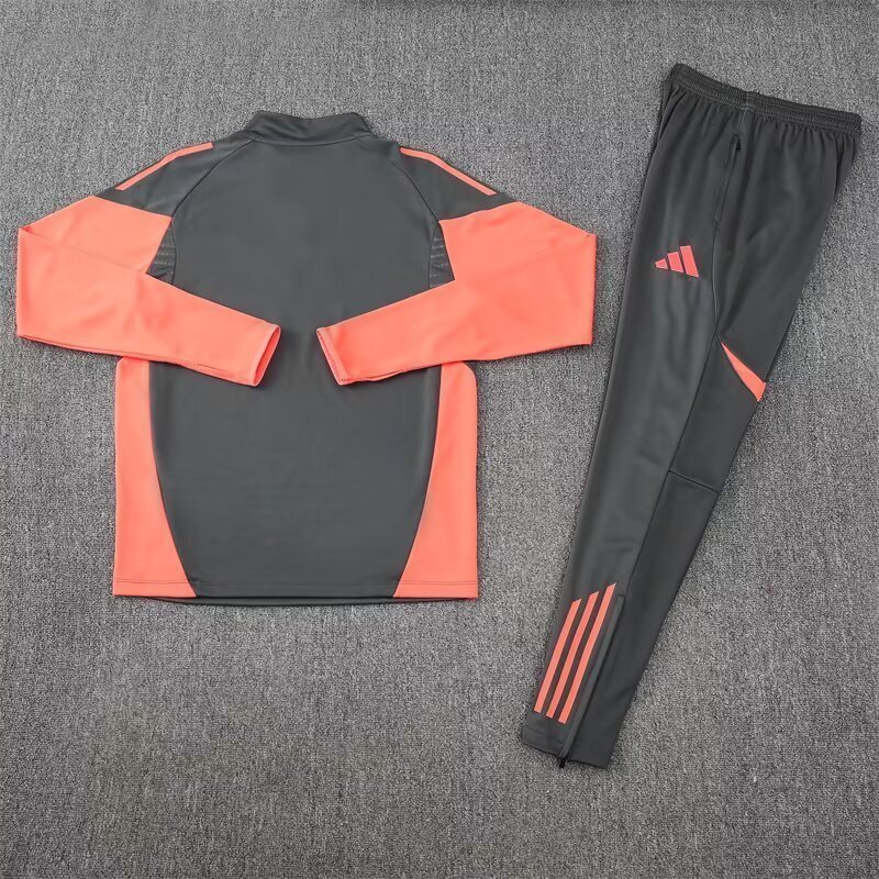 2025-26 Bayern Munich Grey Training Kits Long Football Track suits - Image 5