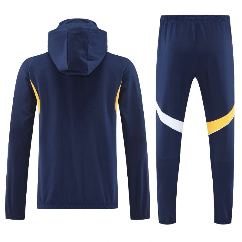 2025-26 Boca juniors Windbreaker Hoodie jacket With Pants Blue - Image 5