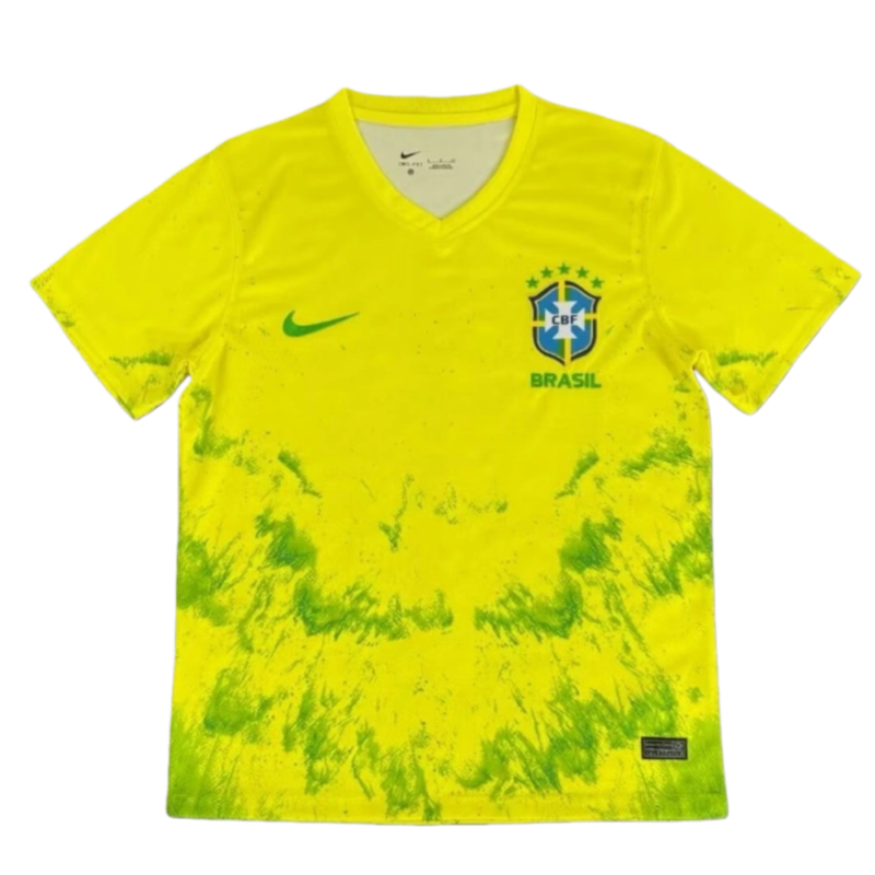 2025-26 Brazil Yellow Special Edition Soccer jersey Fan version - Image 4