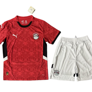 2025-26 Egypt Home Kids Football jersey Kit Fan version