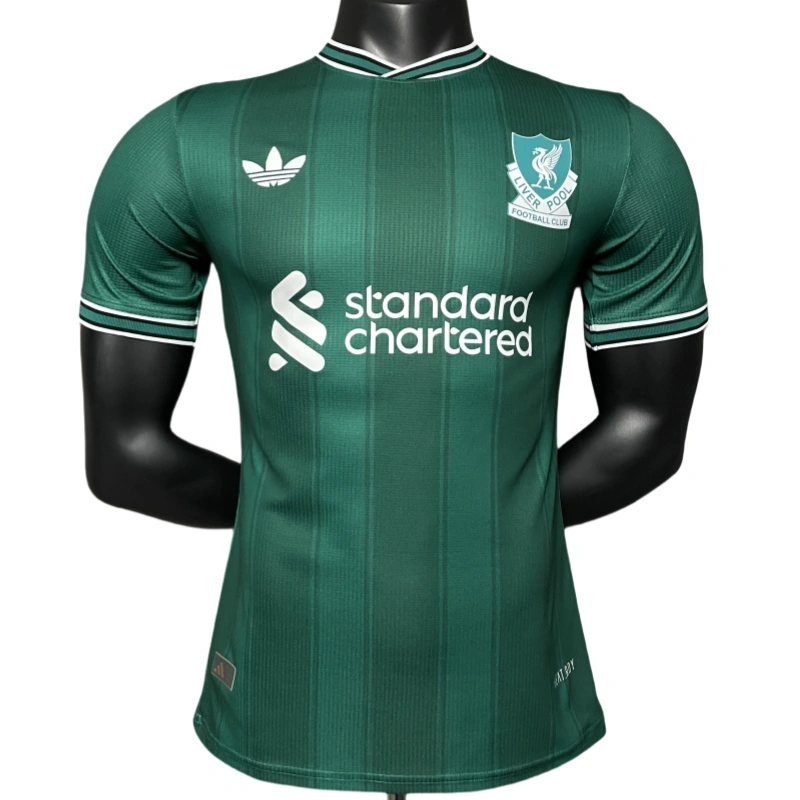 2025-26 Liverpool Green Player Edition Football Jersey - Image 4