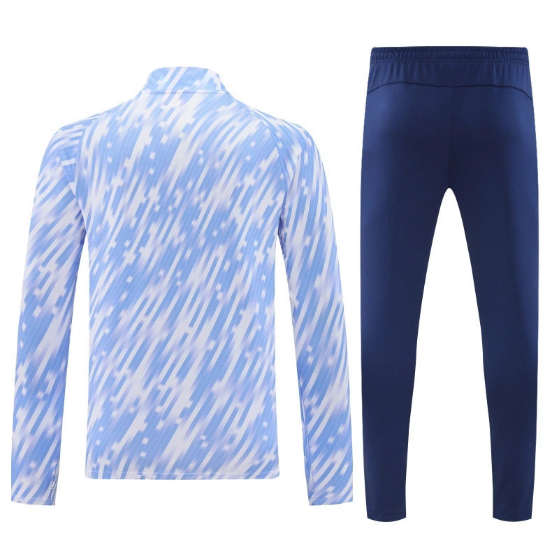 2025-26 Manchester City Training Kit (Sweatshirt+Pants) Blue - Image 5