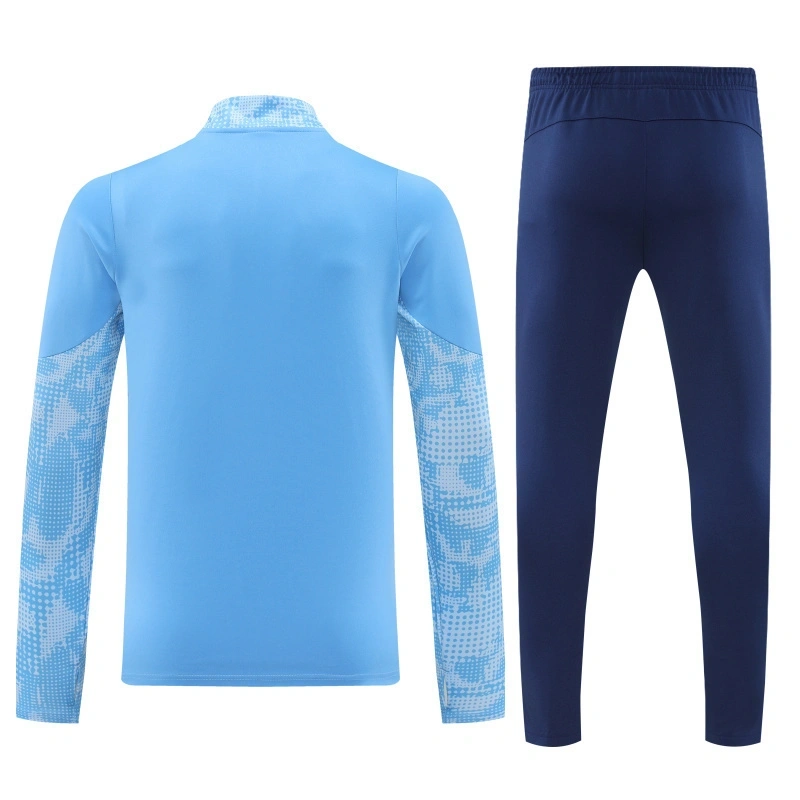 2025-26 Manchester City Training Kit (Sweatshirt+Pants) Blue - Image 5