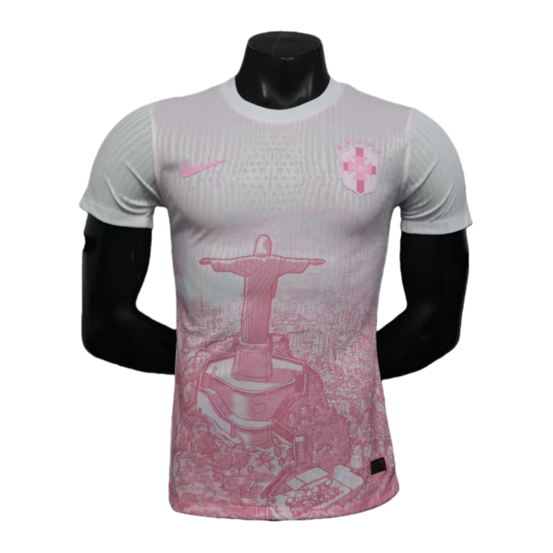2025-26 Neymar Brazil Pink Special Edition Football Shirt Player version - Image 4