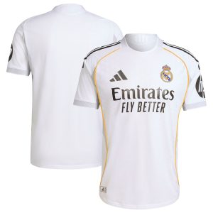 2025-26 Real Madrid Home Soccer Jersey Fan Version Shirt