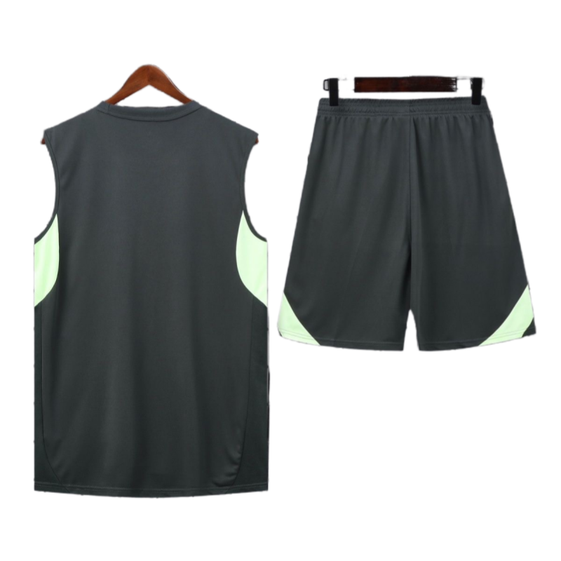 2025-26 Real Madrid training suit set sleeveless sports vest Football jersey - Image 5