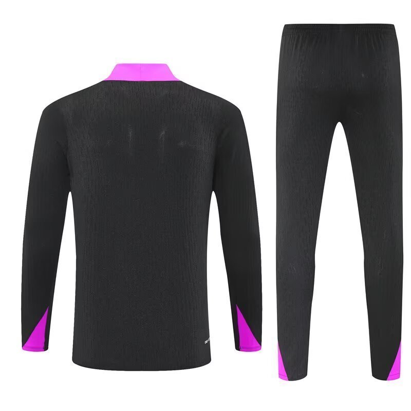 2025 England Black Training Kits Long Football Track suits - Image 5