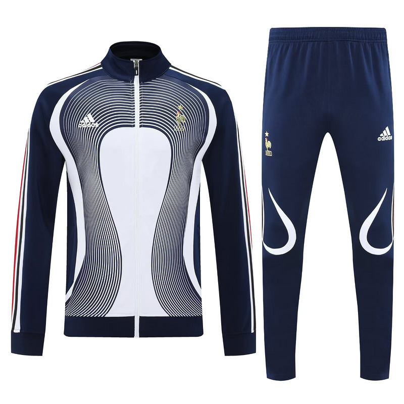 2025 France Local Training Retro Football Track suits Long - Image 4