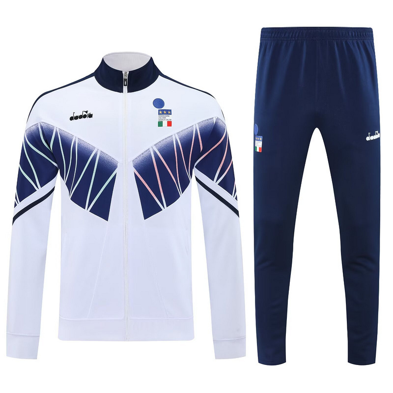2025 Italy Chandal Retro Blanco Training Football Track suits - Image 4
