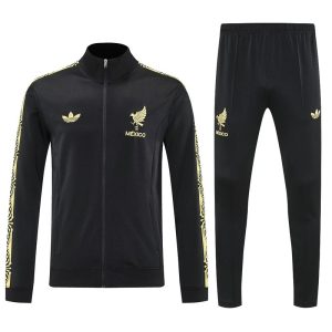 2025 Mexico Football jersey Training Kit (jacket+Pants) Black