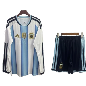 2026 Argentina World Cup Home Long Sleeve Football jersey kit Fan edition