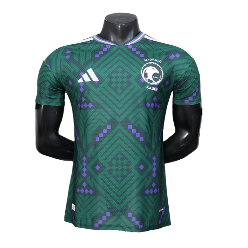 2026 Saudi Arabia World Cup Home green Football jersey Player version - Image 4